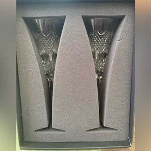 Celebration toasting flutes   Waterford crystal